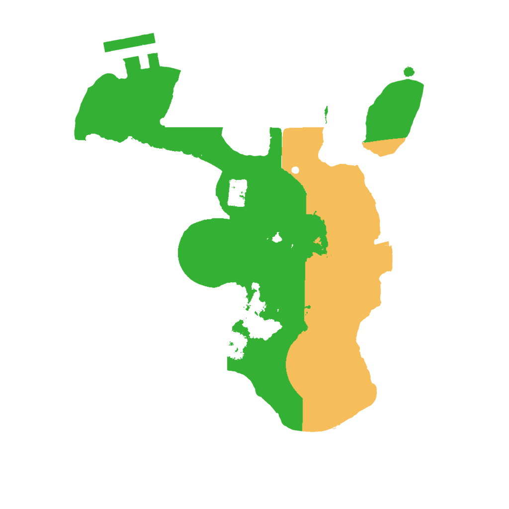 Biome Rust Map: Procedural Map, Size: 2000, Seed: 1847943372