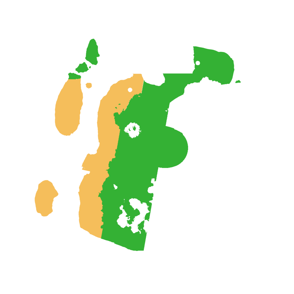 Biome Rust Map: Procedural Map, Size: 2000, Seed: 650336041