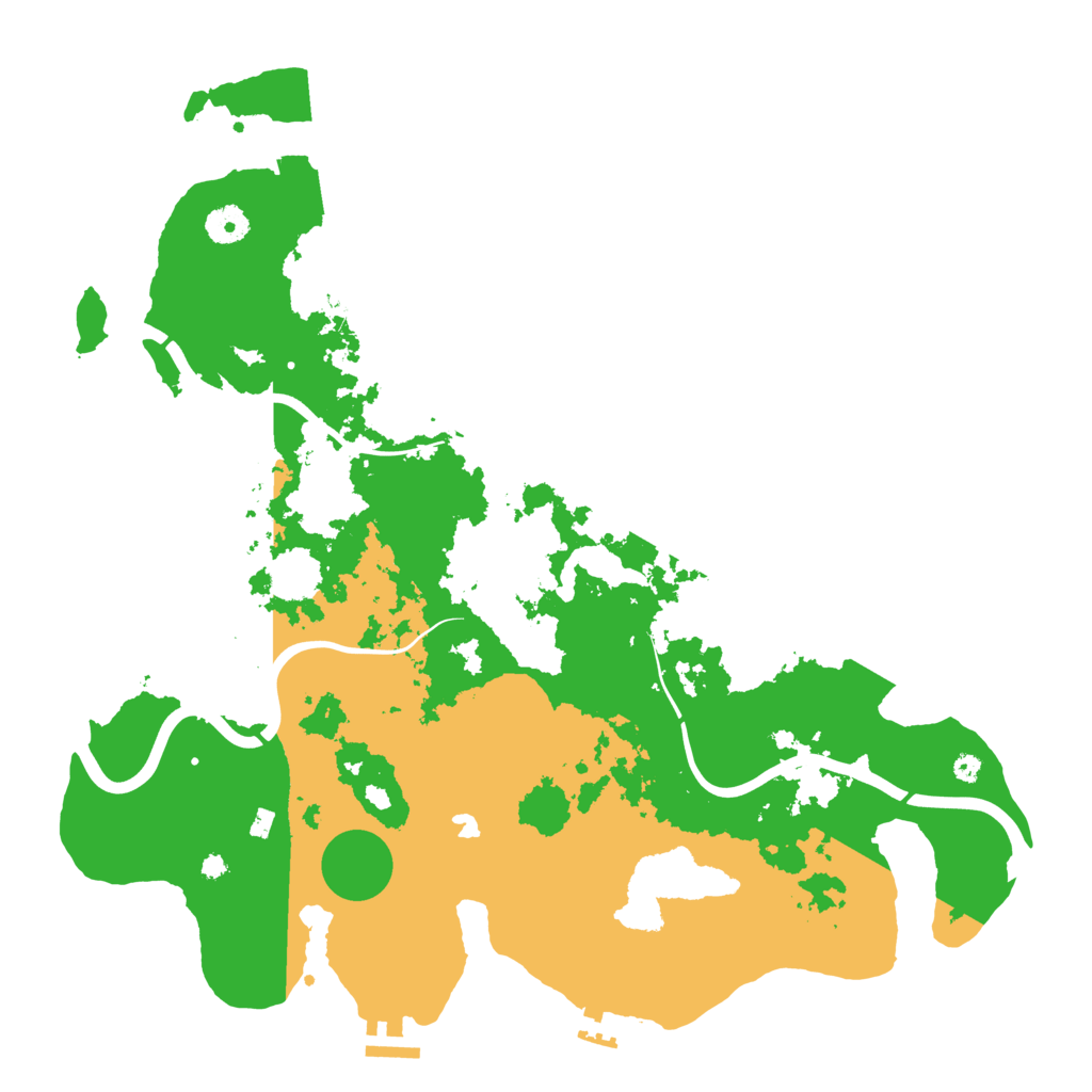 Biome Rust Map: Procedural Map, Size: 4050, Seed: 763695593