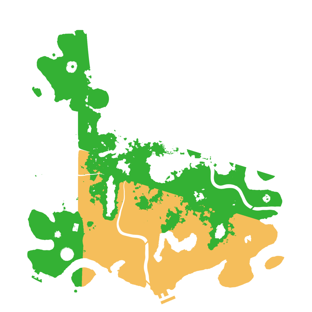 Biome Rust Map: Procedural Map, Size: 4150, Seed: 13825