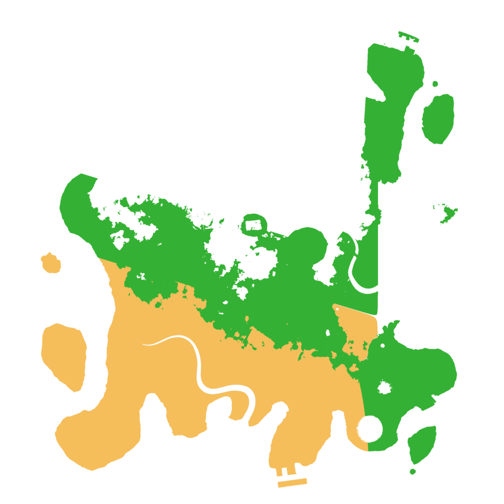 Biome Rust Map: Procedural Map, Size: 3500, Seed: 1551073704