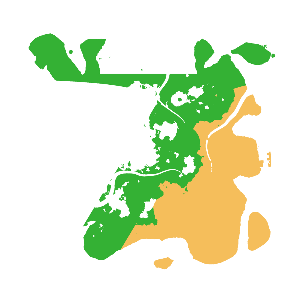 Biome Rust Map: Procedural Map, Size: 3000, Seed: 1778631570