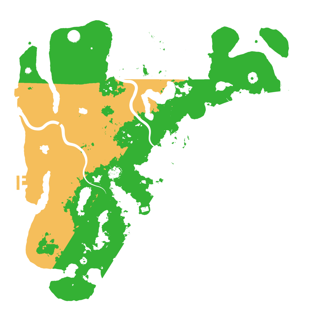 Biome Rust Map: Procedural Map, Size: 4500, Seed: 573527979