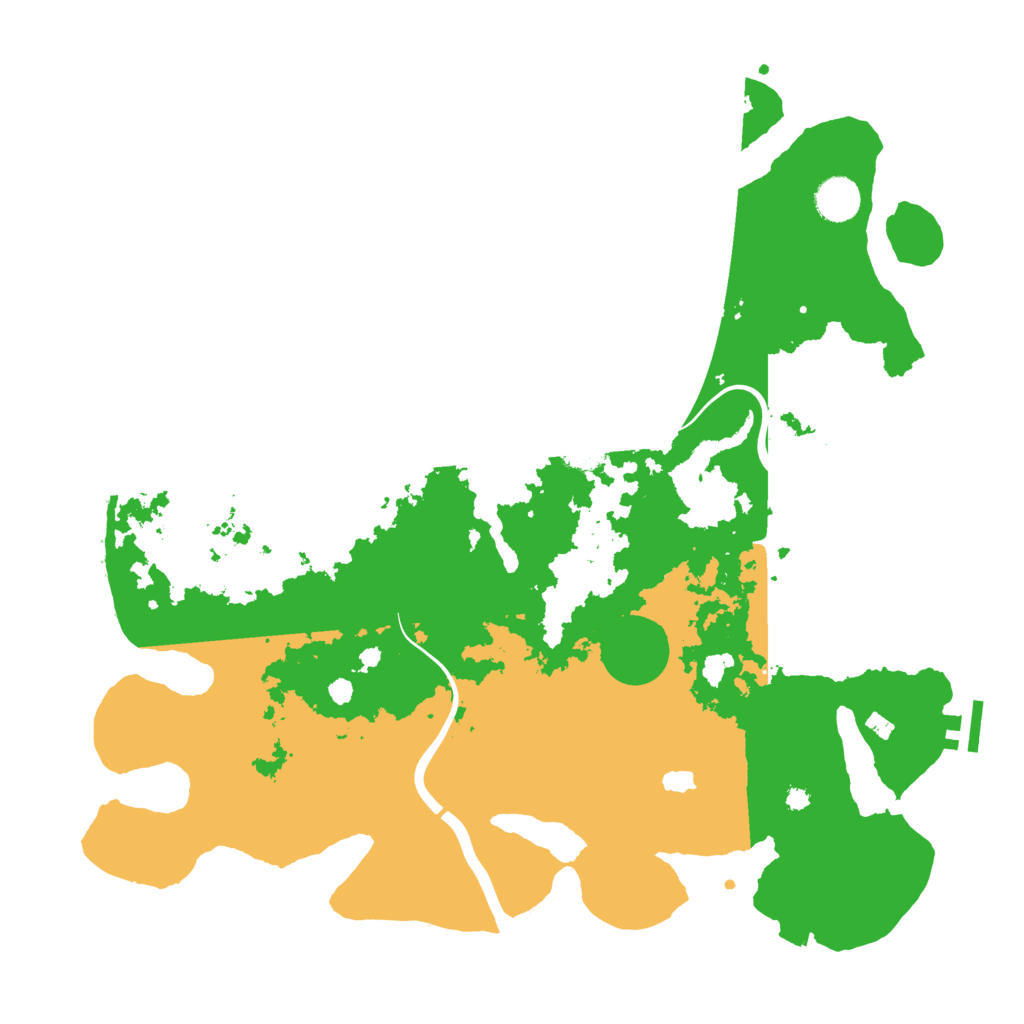 Biome Rust Map: Procedural Map, Size: 4000, Seed: 616312