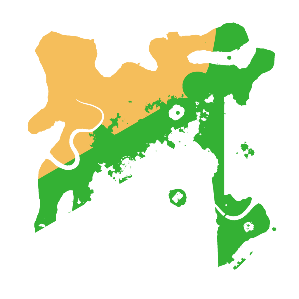 Biome Rust Map: Procedural Map, Size: 3000, Seed: 359341220