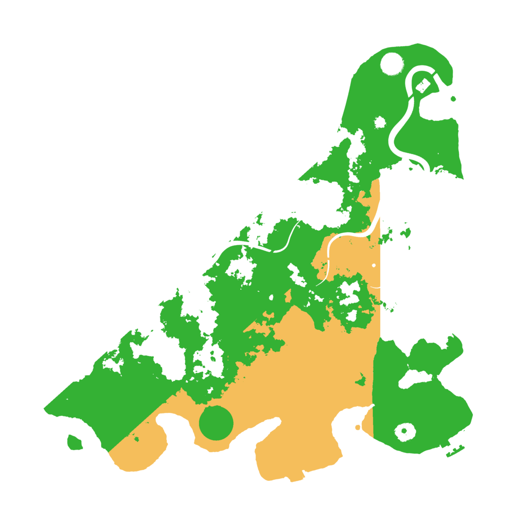 Biome Rust Map: Procedural Map, Size: 3900, Seed: 2106539656