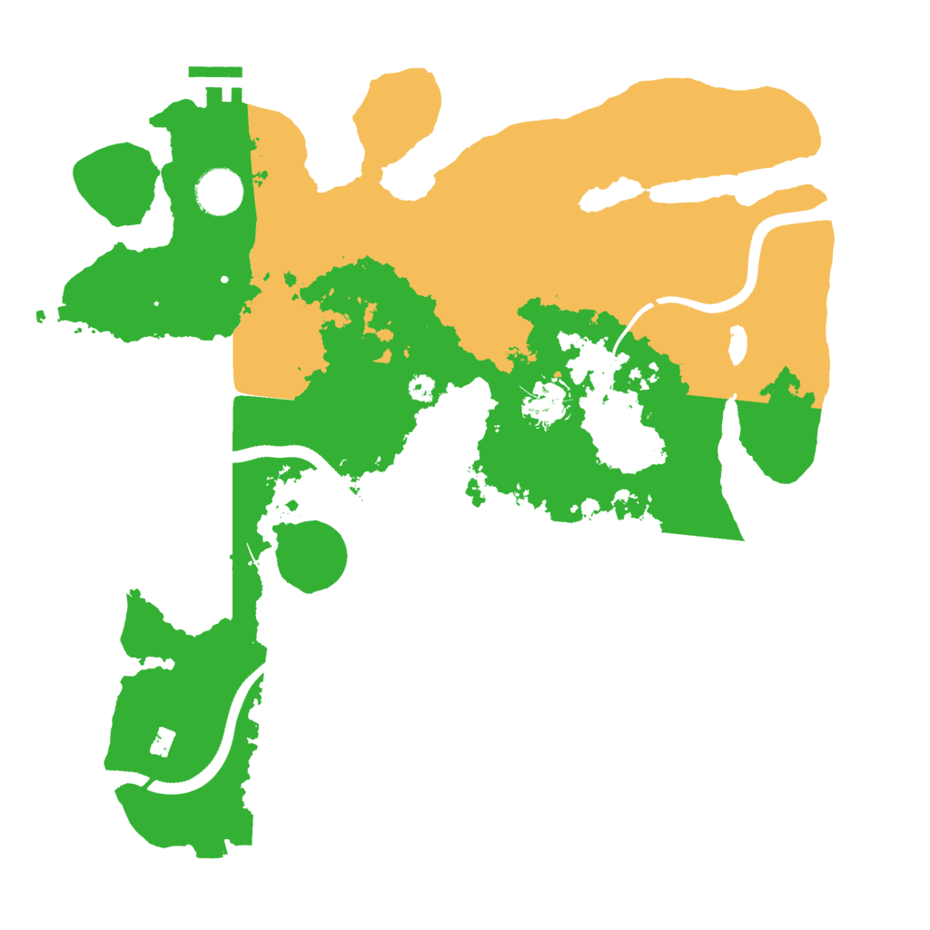 Biome Rust Map: Procedural Map, Size: 3500, Seed: 1385783139