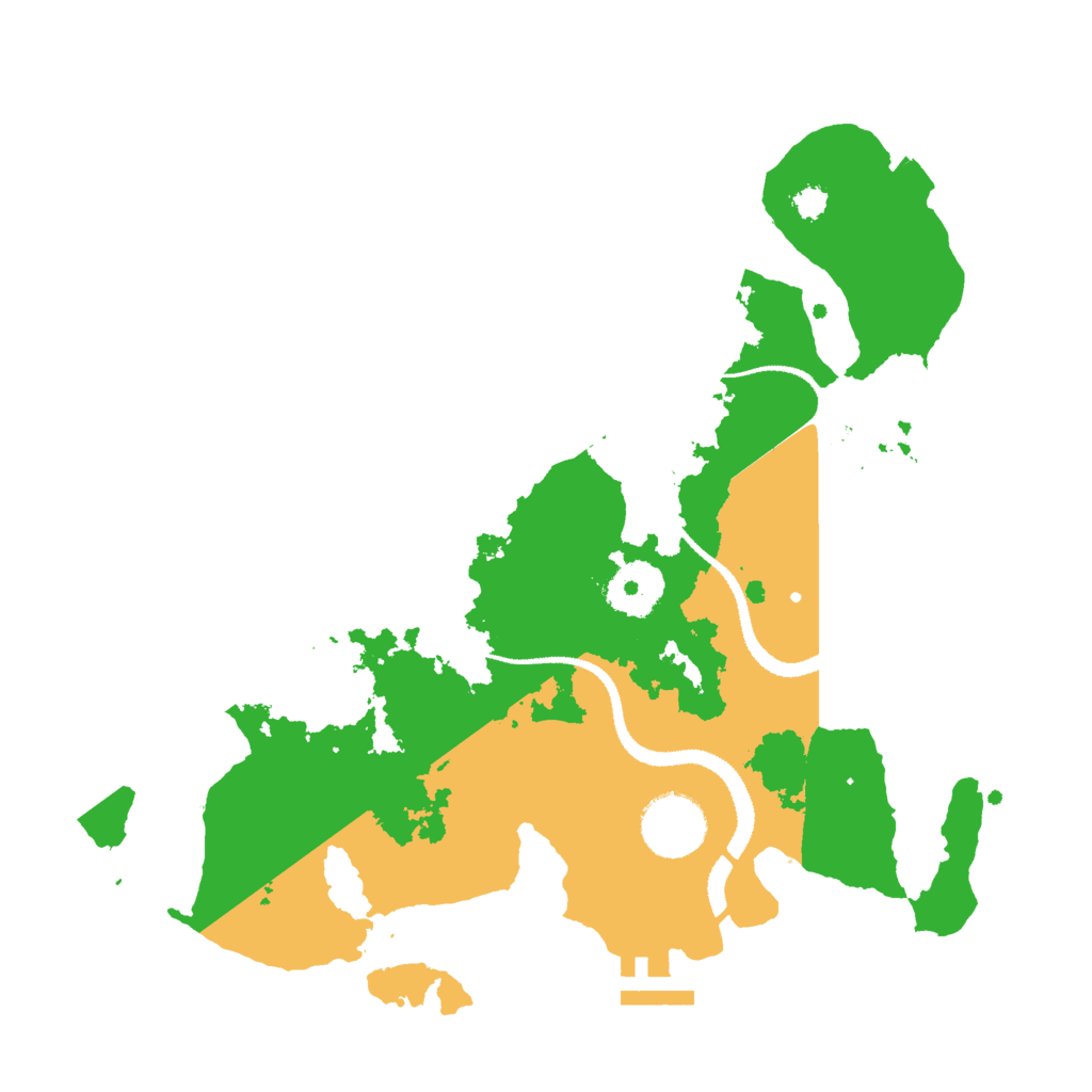 Biome Rust Map: Procedural Map, Size: 3000, Seed: 1736540886