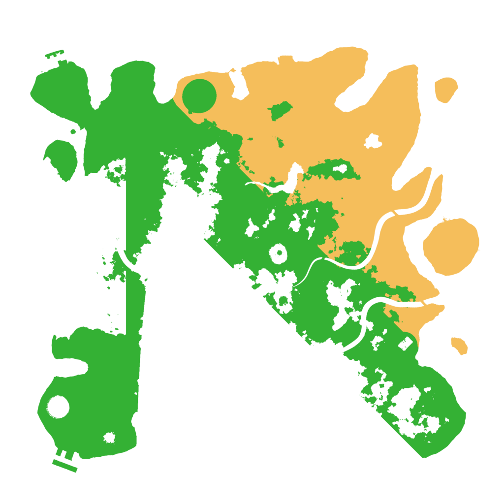 Biome Rust Map: Procedural Map, Size: 4000, Seed: 1813162487