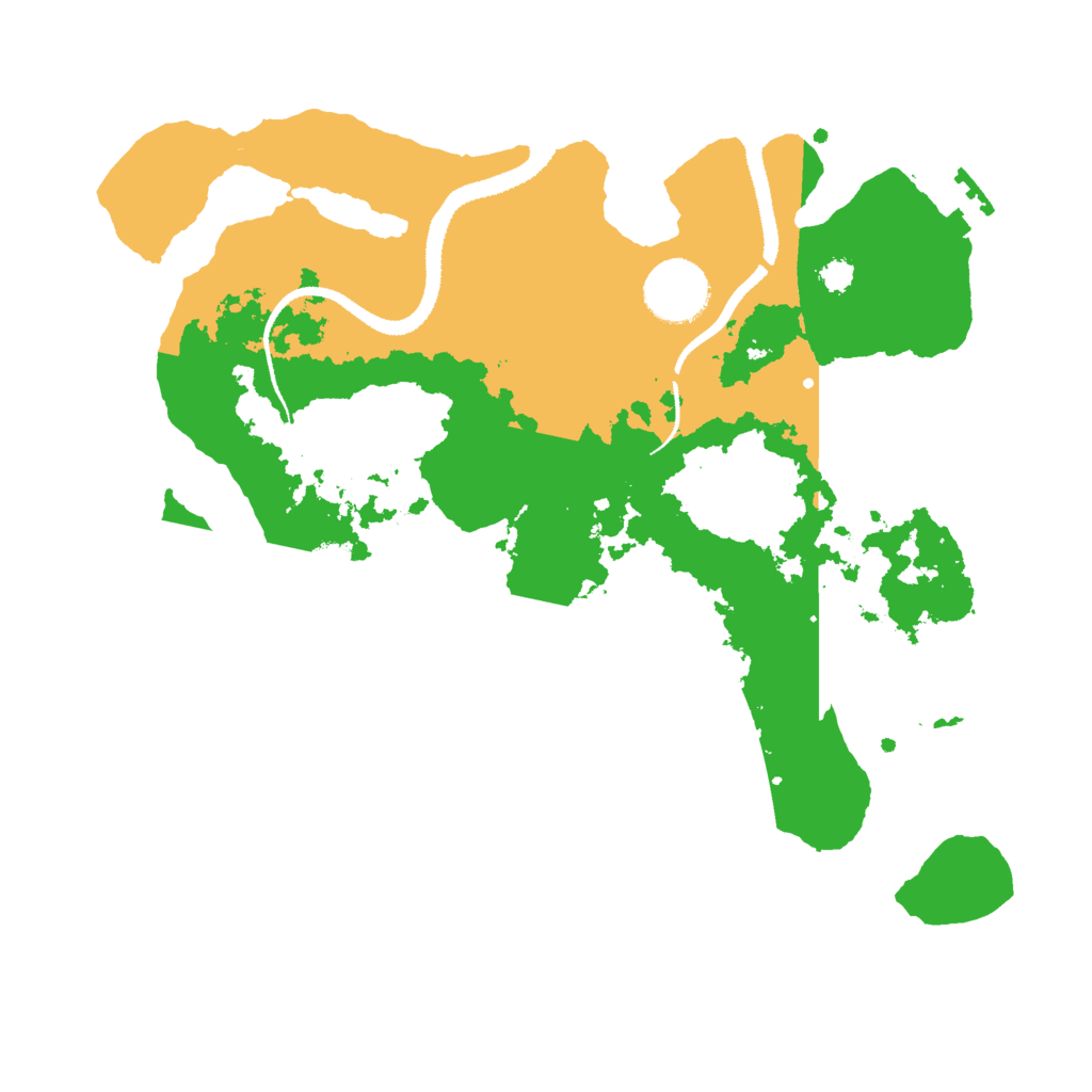 Biome Rust Map: Procedural Map, Size: 3000, Seed: 186190576