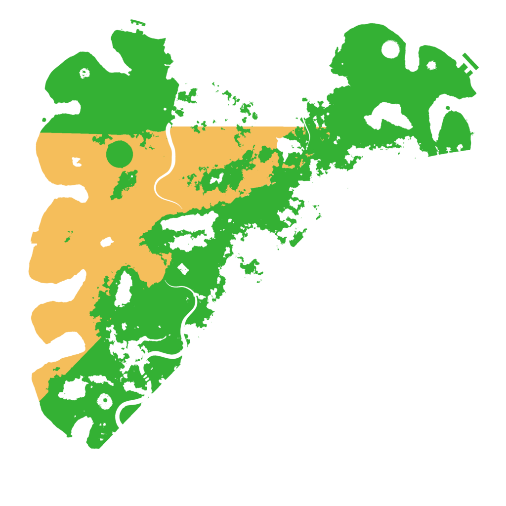 Biome Rust Map: Procedural Map, Size: 5000, Seed: 1961788523