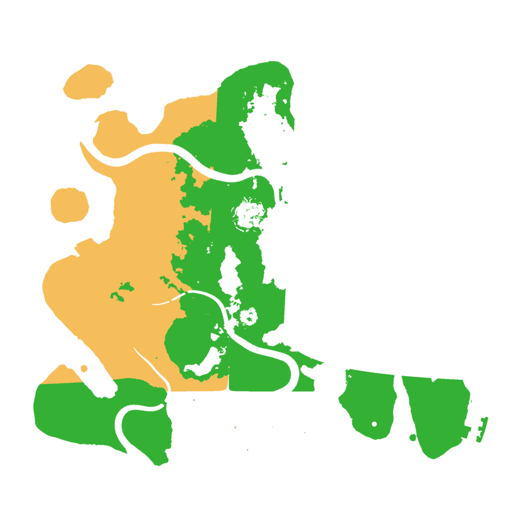 Biome Rust Map: Procedural Map, Size: 3000, Seed: 2069965512