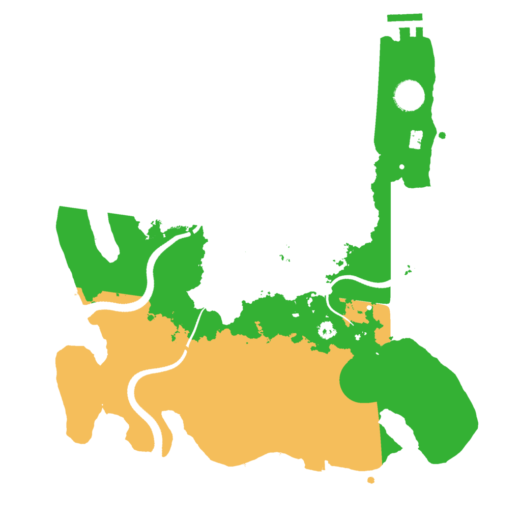Biome Rust Map: Procedural Map, Size: 3000, Seed: 513128280