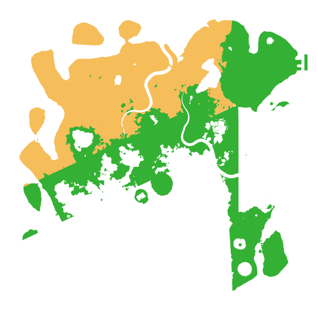 Biome Rust Map: Procedural Map, Size: 4000, Seed: 998207