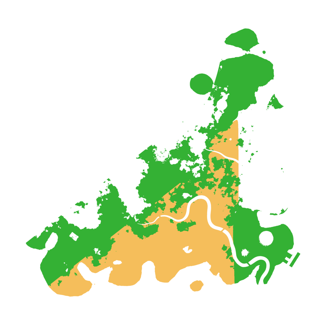 Biome Rust Map: Procedural Map, Size: 4000, Seed: 1390592253