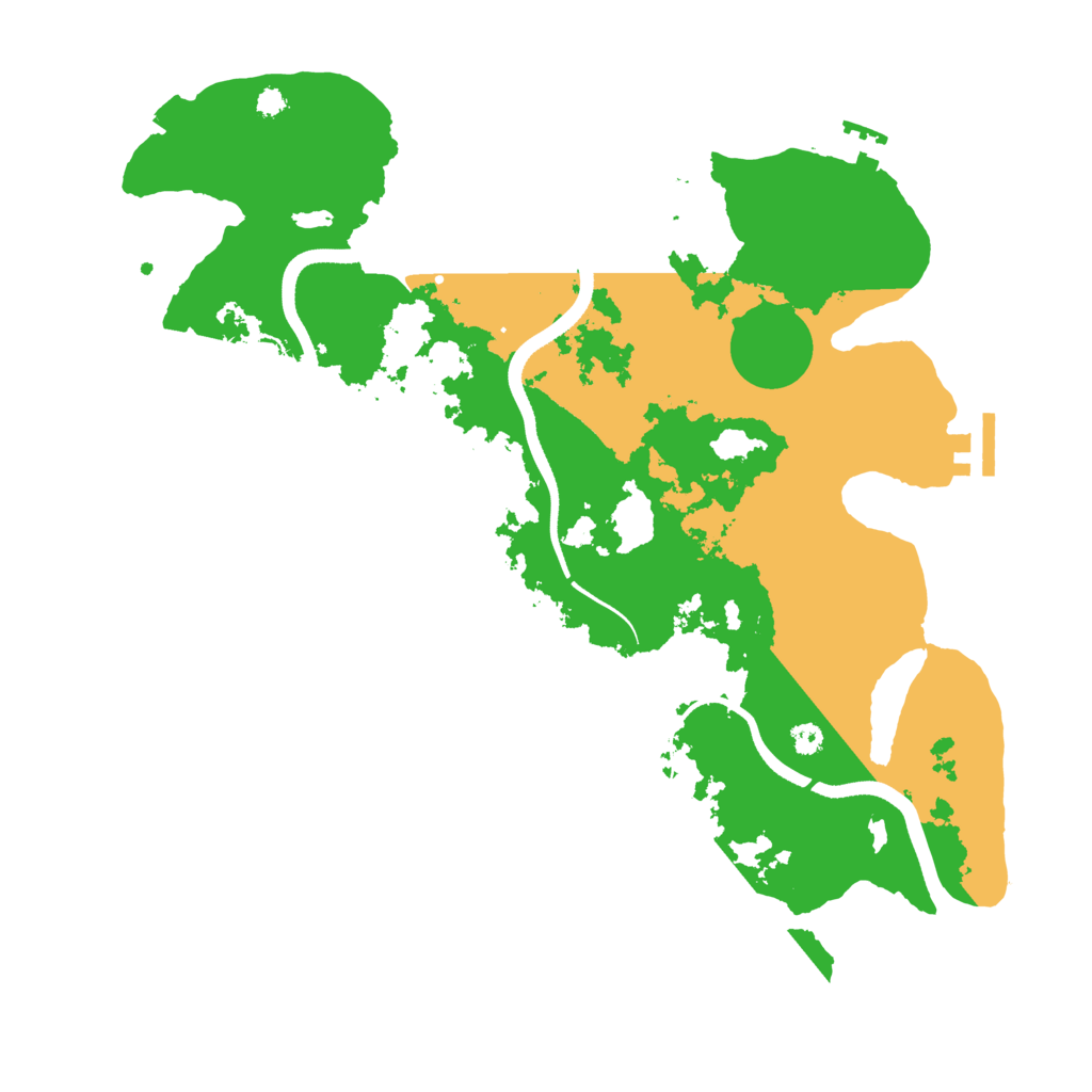 Biome Rust Map: Procedural Map, Size: 3500, Seed: 1471095546