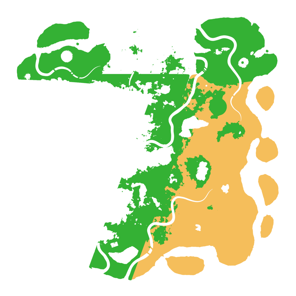 Biome Rust Map: Procedural Map, Size: 4500, Seed: 976258835