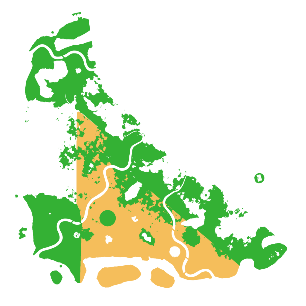 Biome Rust Map: Procedural Map, Size: 5000, Seed: 68936251