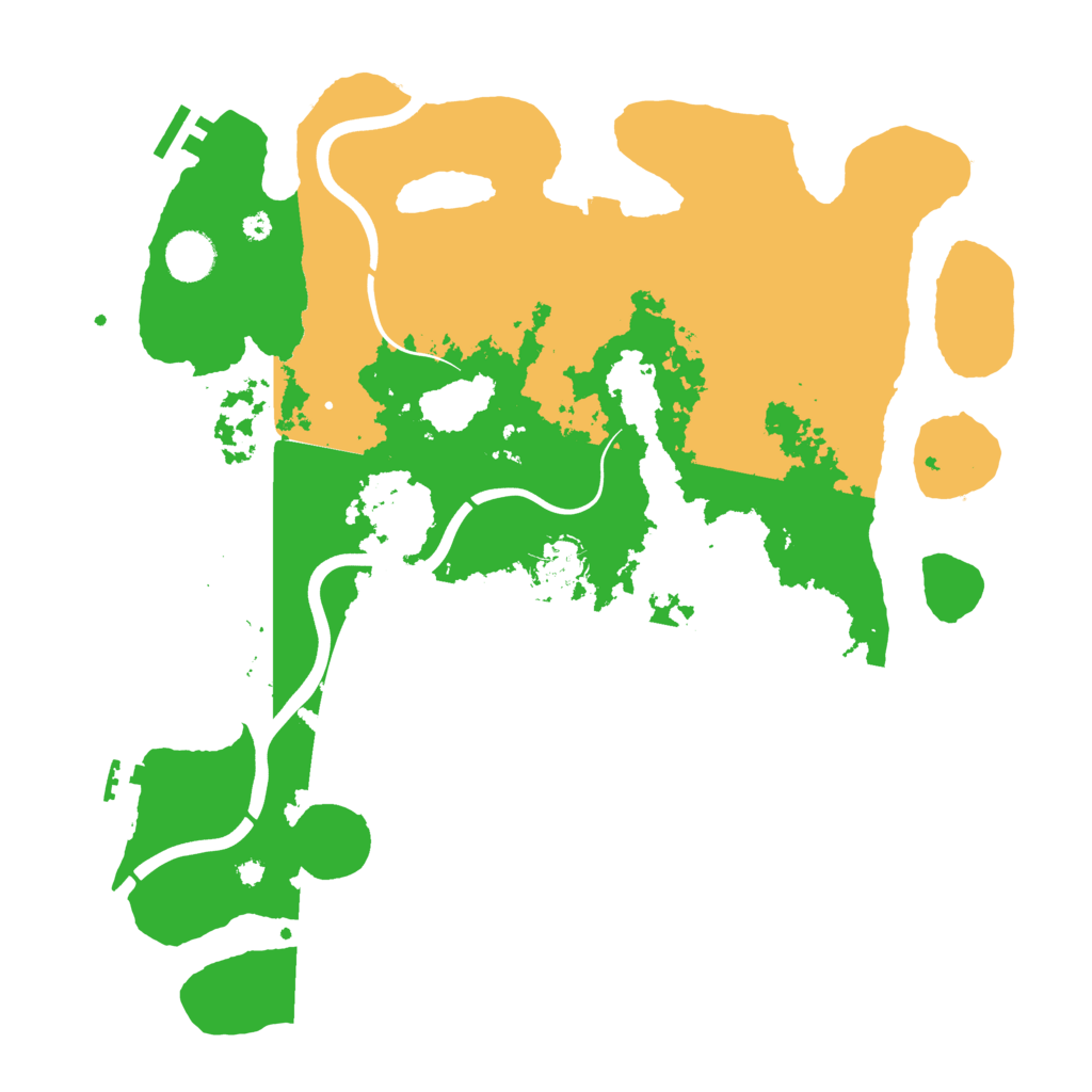 Biome Rust Map: Procedural Map, Size: 3891, Seed: 1036949109
