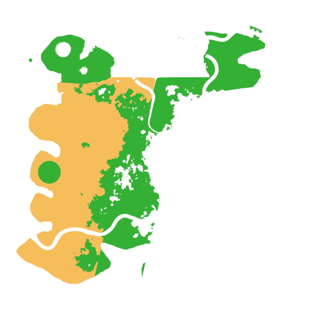 Biome Rust Map: Procedural Map, Size: 3600, Seed: 493994745