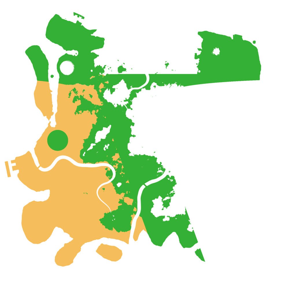 Biome Rust Map: Procedural Map, Size: 3750, Seed: 1143580989