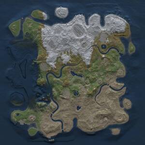 Thumbnail Rust Map: Procedural Map, Size: 4250, Seed: 1301677954, 16 Monuments