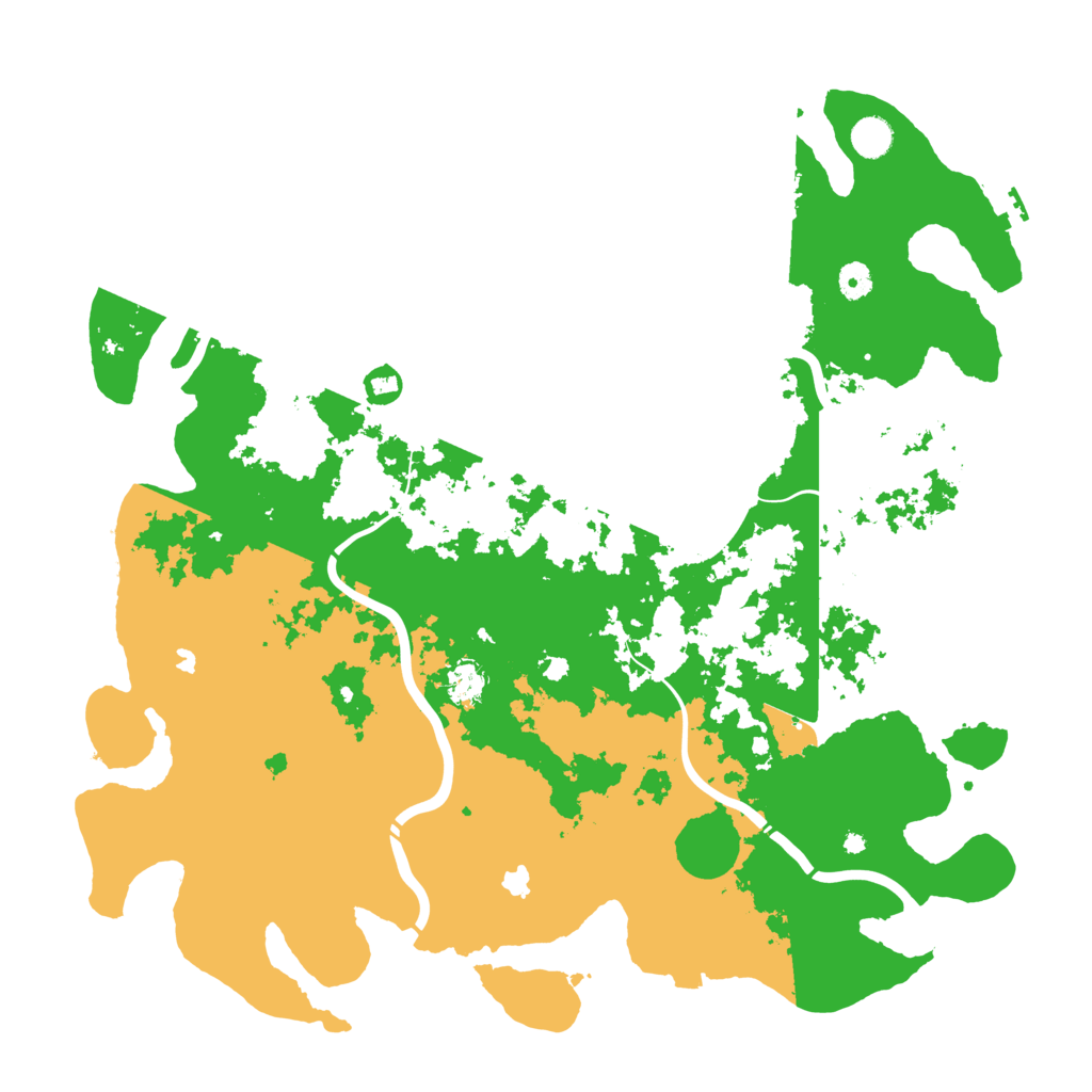 Biome Rust Map: Procedural Map, Size: 4650, Seed: 1458310996