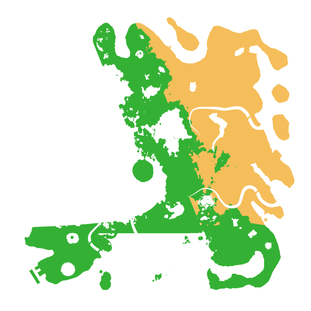 Biome Rust Map: Procedural Map, Size: 4000, Seed: 1021941504