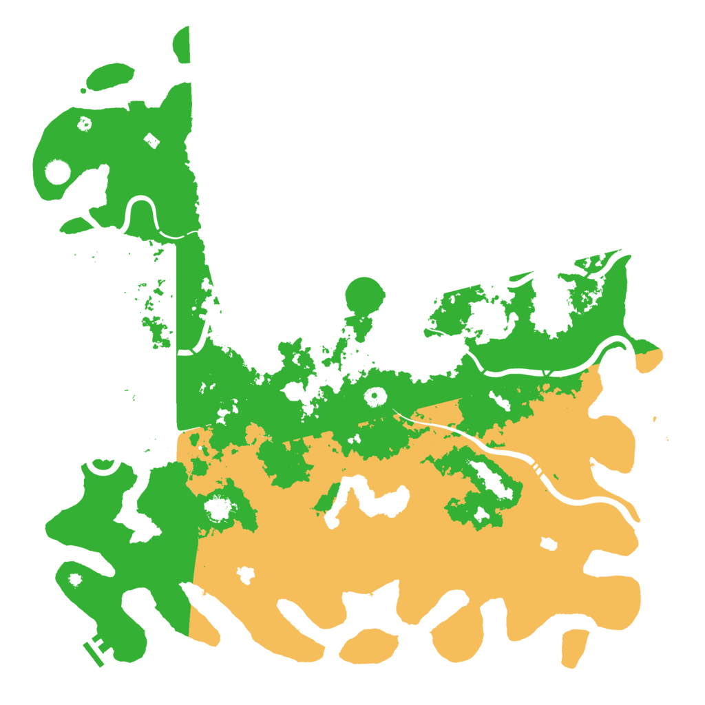 Biome Rust Map: Procedural Map, Size: 5000, Seed: 682495