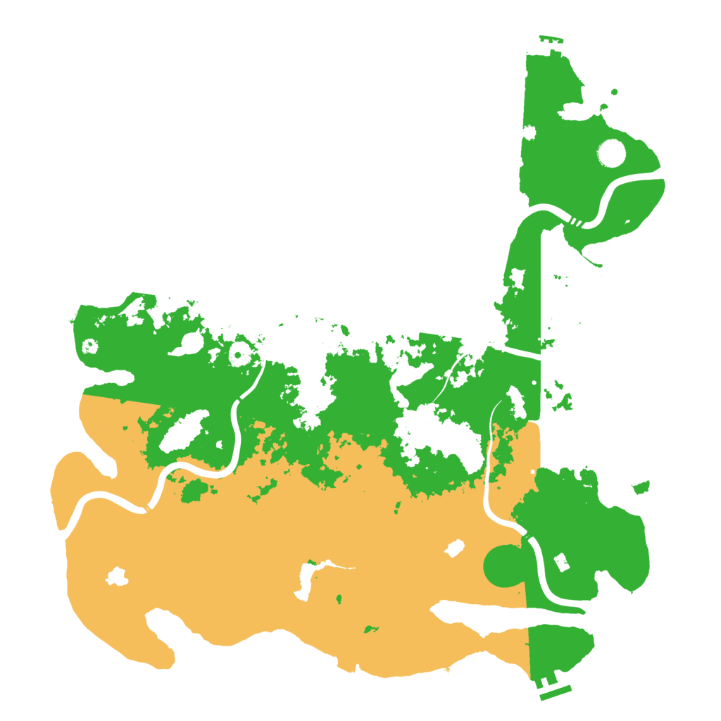 Biome Rust Map: Procedural Map, Size: 4500, Seed: 922585048