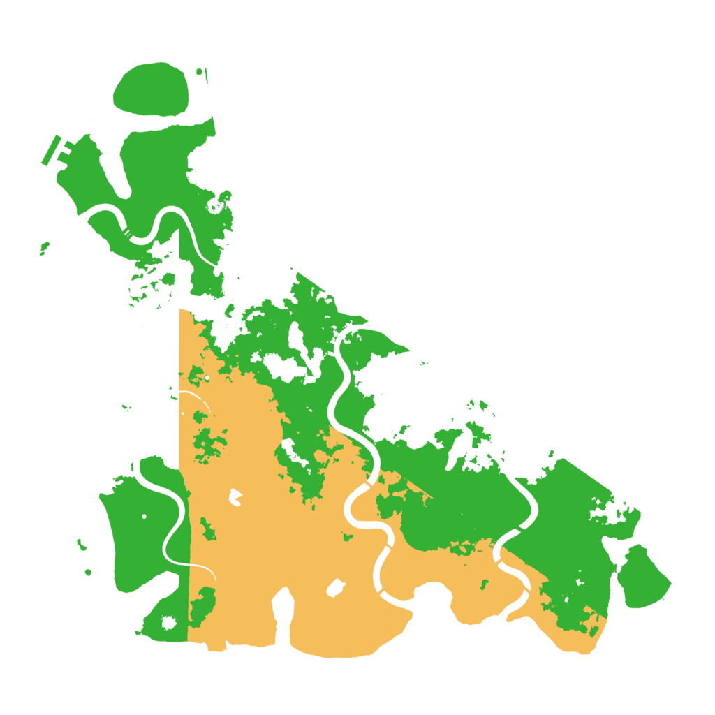 Biome Rust Map: Procedural Map, Size: 4500, Seed: 9629085