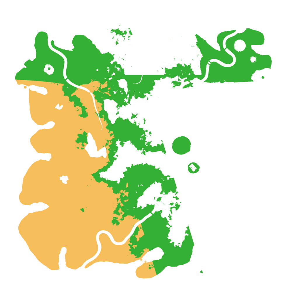 Biome Rust Map: Procedural Map, Size: 4500, Seed: 404076727