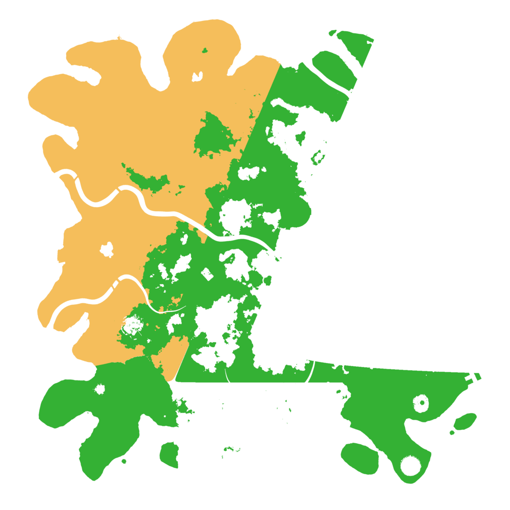 Biome Rust Map: Procedural Map, Size: 4500, Seed: 829003596