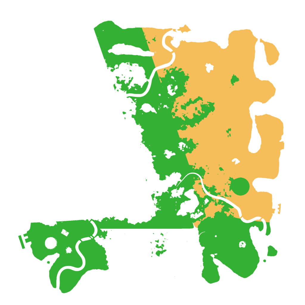 Biome Rust Map: Procedural Map, Size: 4500, Seed: 281711960