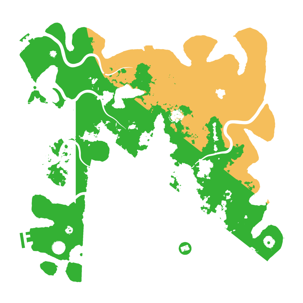 Biome Rust Map: Procedural Map, Size: 4000, Seed: 28497002