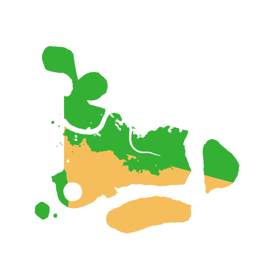 Biome Rust Map: Procedural Map, Size: 2500, Seed: 1629978566