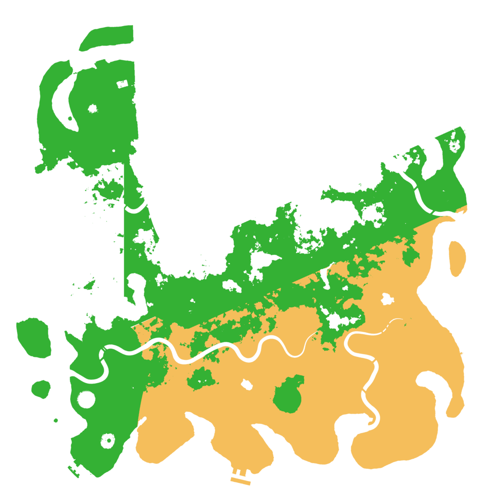 Biome Rust Map: Procedural Map, Size: 5000, Seed: 7282