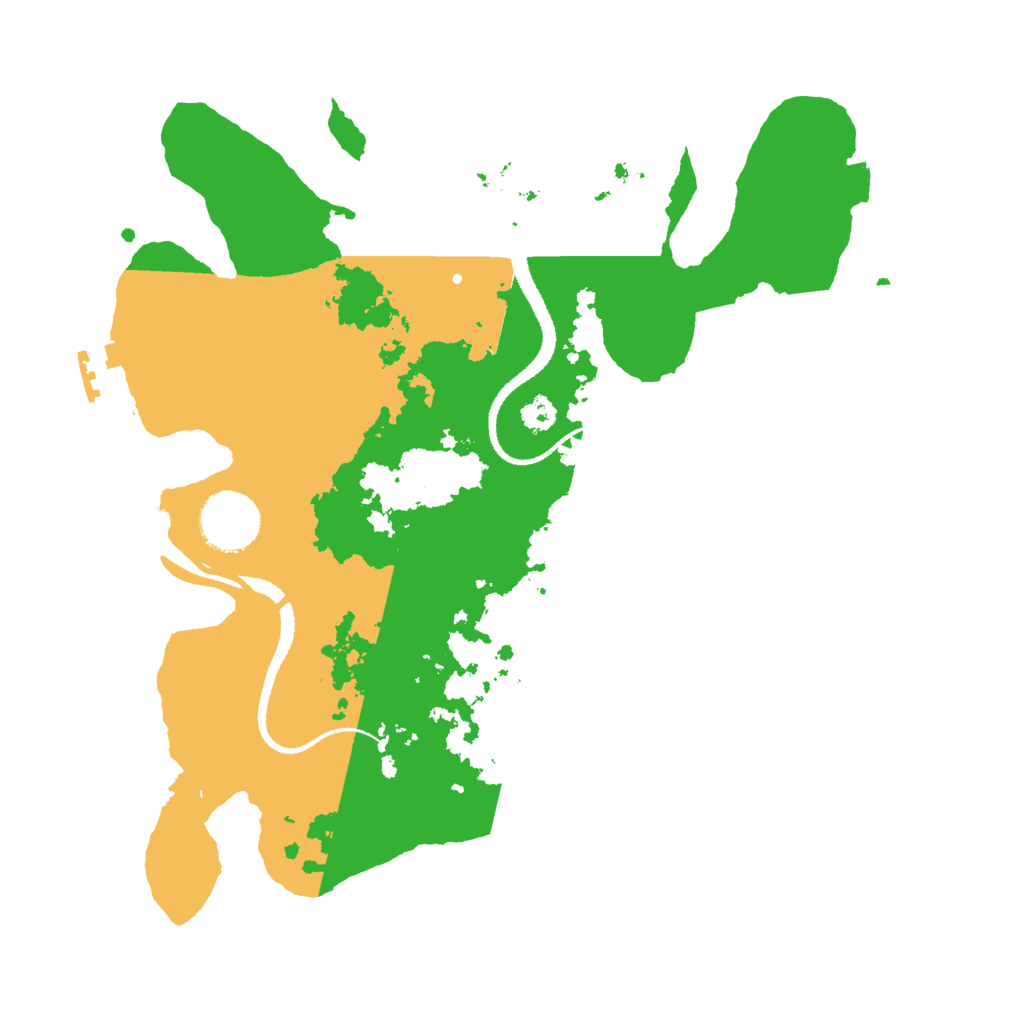 Biome Rust Map: Procedural Map, Size: 3000, Seed: 1166722236