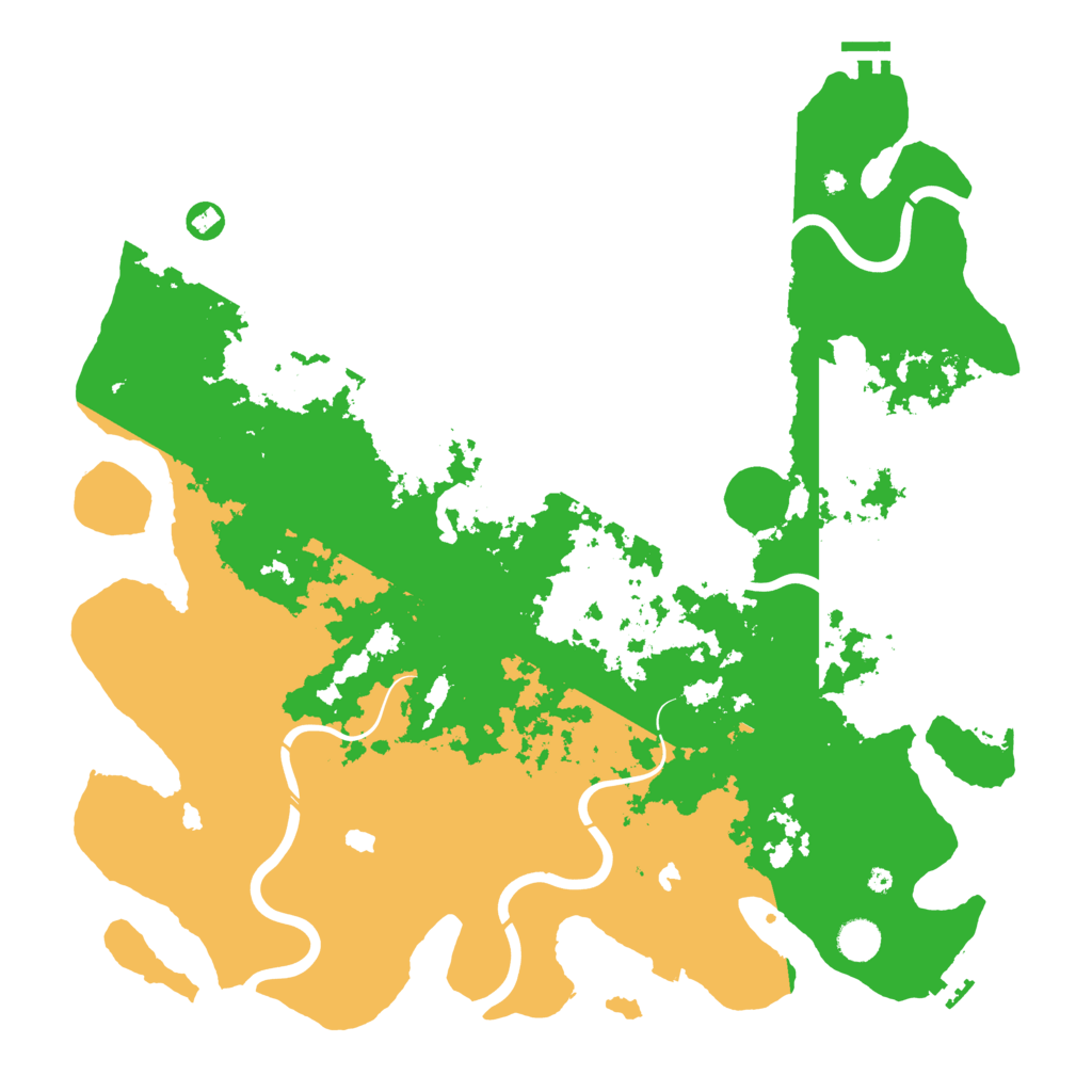 Biome Rust Map: Procedural Map, Size: 4500, Seed: 361598834