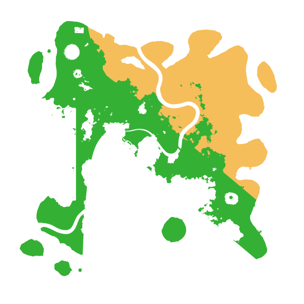 Biome Rust Map: Procedural Map, Size: 3500, Seed: 913170770