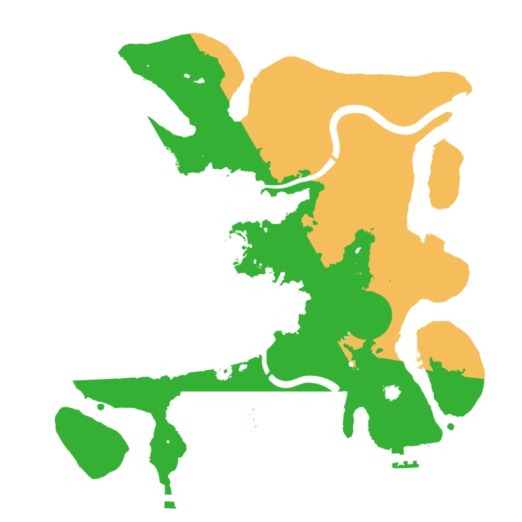 Biome Rust Map: Procedural Map, Size: 3000, Seed: 726959080