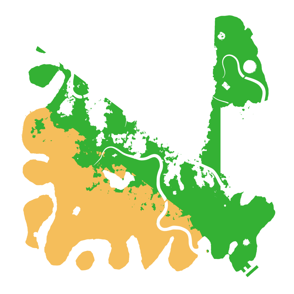Biome Rust Map: Procedural Map, Size: 4000, Seed: 2469950