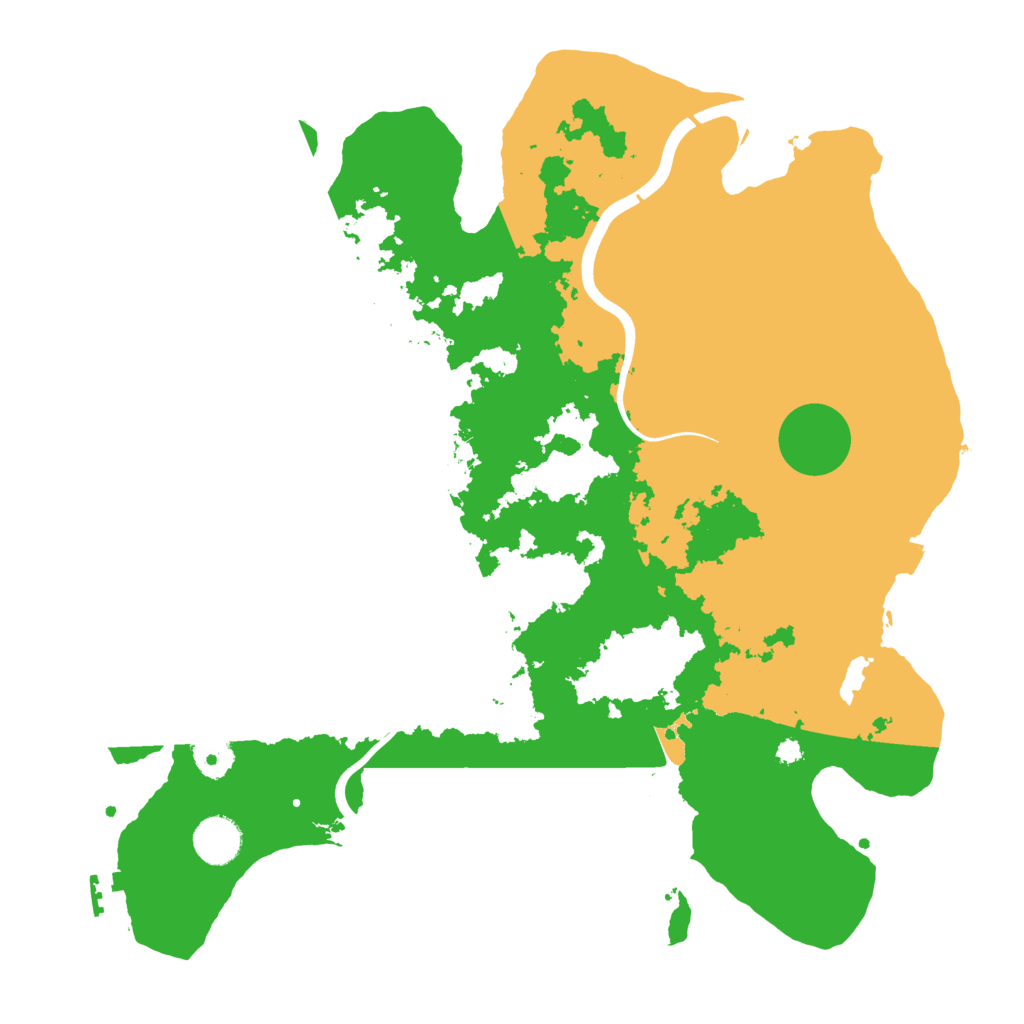 Biome Rust Map: Procedural Map, Size: 3750, Seed: 174799926
