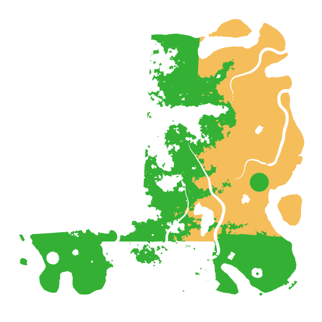 Biome Rust Map: Procedural Map, Size: 4500, Seed: 644032269