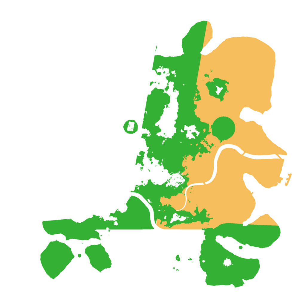 Biome Rust Map: Procedural Map, Size: 3500, Seed: 1888922590