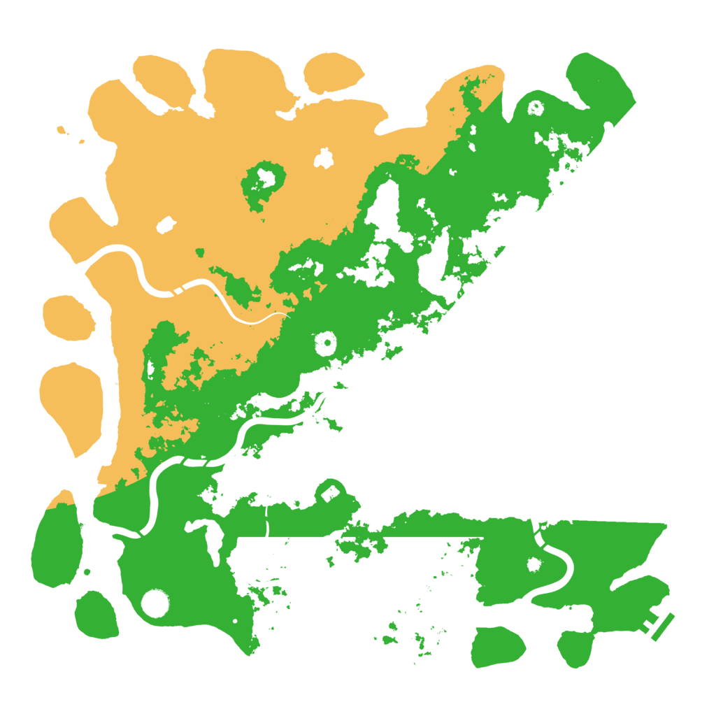Biome Rust Map: Procedural Map, Size: 4500, Seed: 1665456078