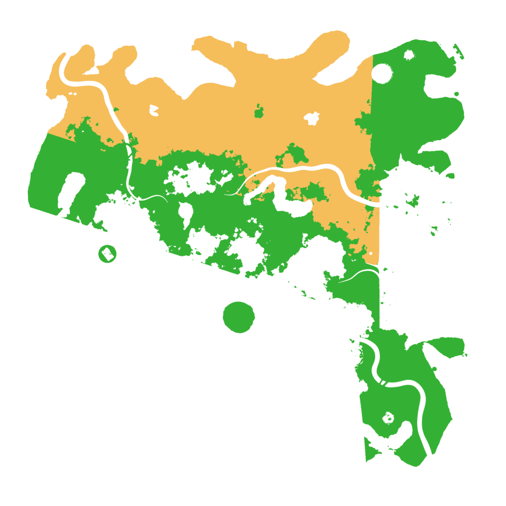 Biome Rust Map: Procedural Map, Size: 4500, Seed: 3425428