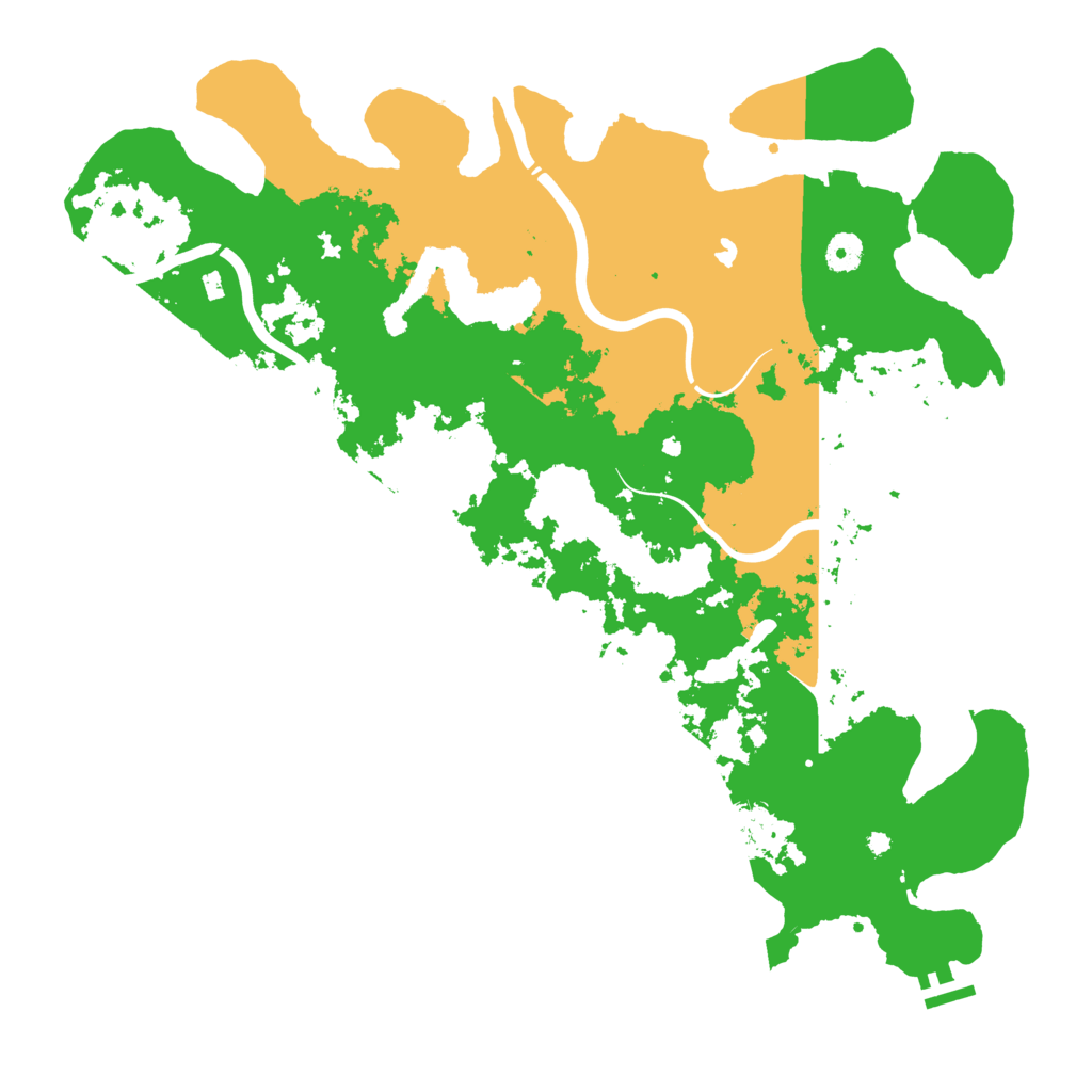 Biome Rust Map: Procedural Map, Size: 4300, Seed: 728911775