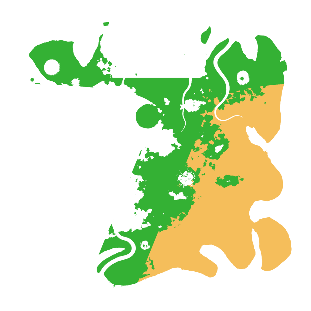 Biome Rust Map: Procedural Map, Size: 3500, Seed: 2700000