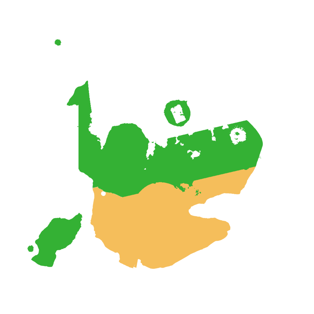 Biome Rust Map: Procedural Map, Size: 2000, Seed: 630193614